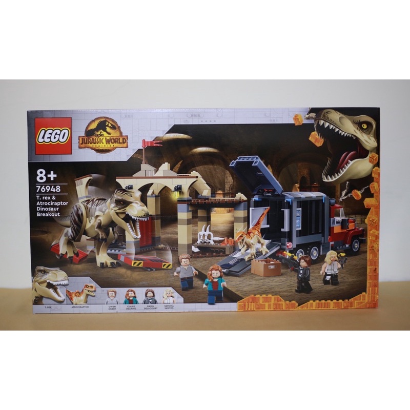LEGO 76948 T.rex &amp; Atrociraptor Dinosaur Breakout