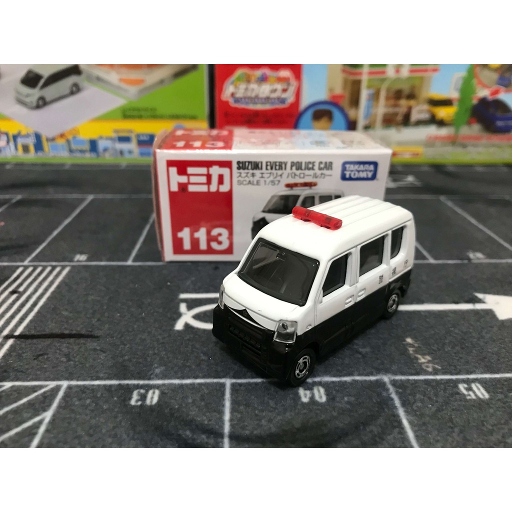 現貨 已拆 麗嬰版 TOMICA no.113 SUZUKI EVERY POLICE CAR