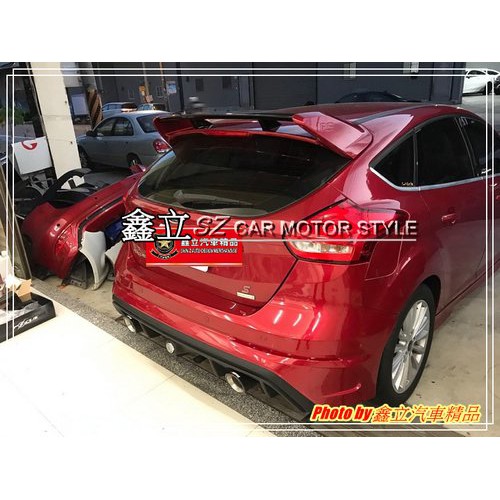 ※ 鑫立汽車精品 ※ FOCUS MK3.5 16-18年 5D 專用 仿 RS RS後保 後大包 後保桿 PP 素材