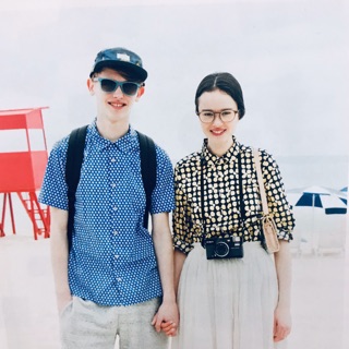 昔物15｜二手【JINS X niko and...】日本限定DM聯名款威靈頓眼鏡潮流眼鏡近視眼鏡膠框復古鏡框