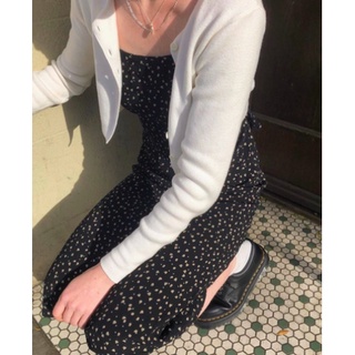 🧚‍♀️現貨♡Brandy Melville 純棉柔軟短版排釦開衫小外套 Athelia Knit Top