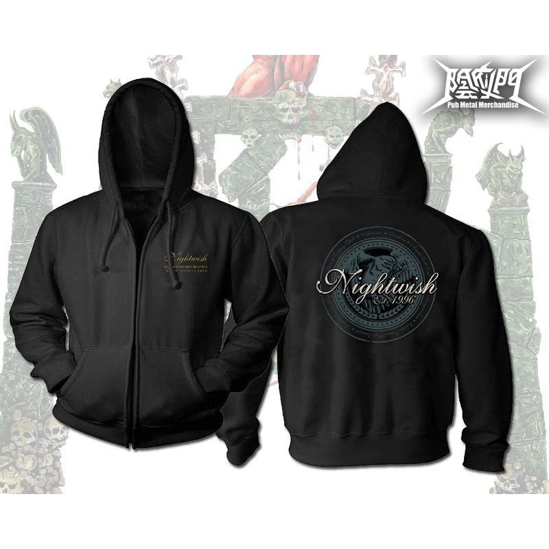Nightwish 刷毛連帽外套 重金屬 搖滾 歐美進口正版授權