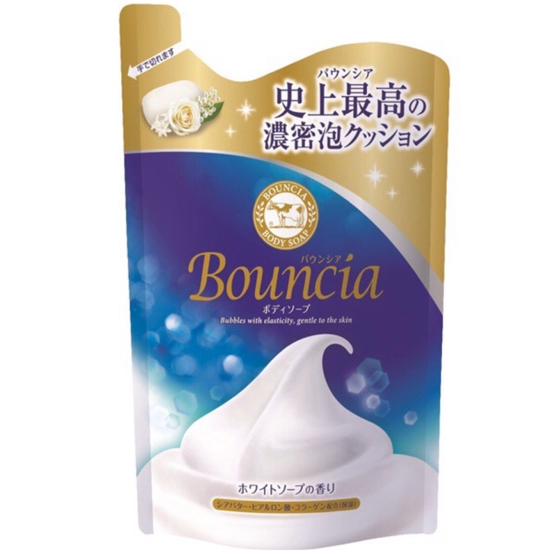 現貨  日本原裝進口  日本牛乳石鹼  美肌保濕沐浴乳補充包優雅花香型(400ml) 超商取貨最多11包