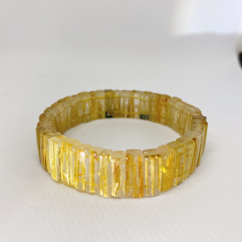 「正能量」水晶之最，金鈦晶滿絲清透手排，實品拍攝14mm