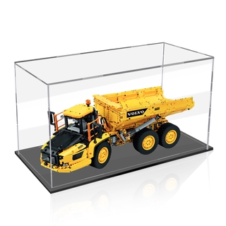 【收納盒】亞克力展示盒透明LEGO適用樂高42114沃爾沃鉸接式拖車手辦防塵盒