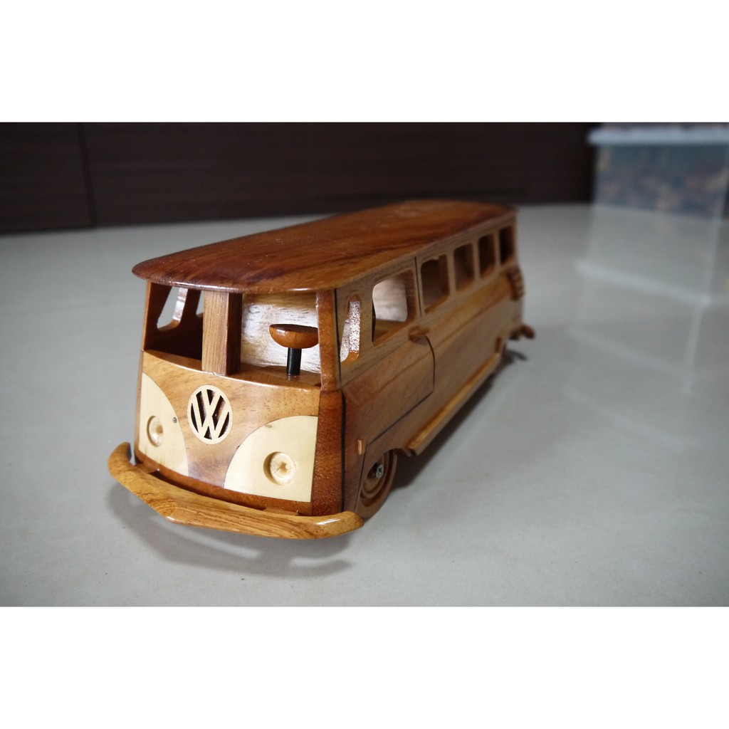 全新 木製巴士、巴士模型、Q版巴士模型 (非檜木聚寶盆、檜木盒、龍柏、牛樟、崖柏、肖楠、黃檜)