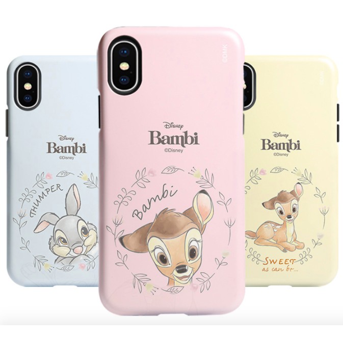 迪士尼 小鹿斑比 桑普兔 韓國正版 蘋果 iPhone15 14 13 12 PRO MAX 雙層防摔保護套 手機殼
