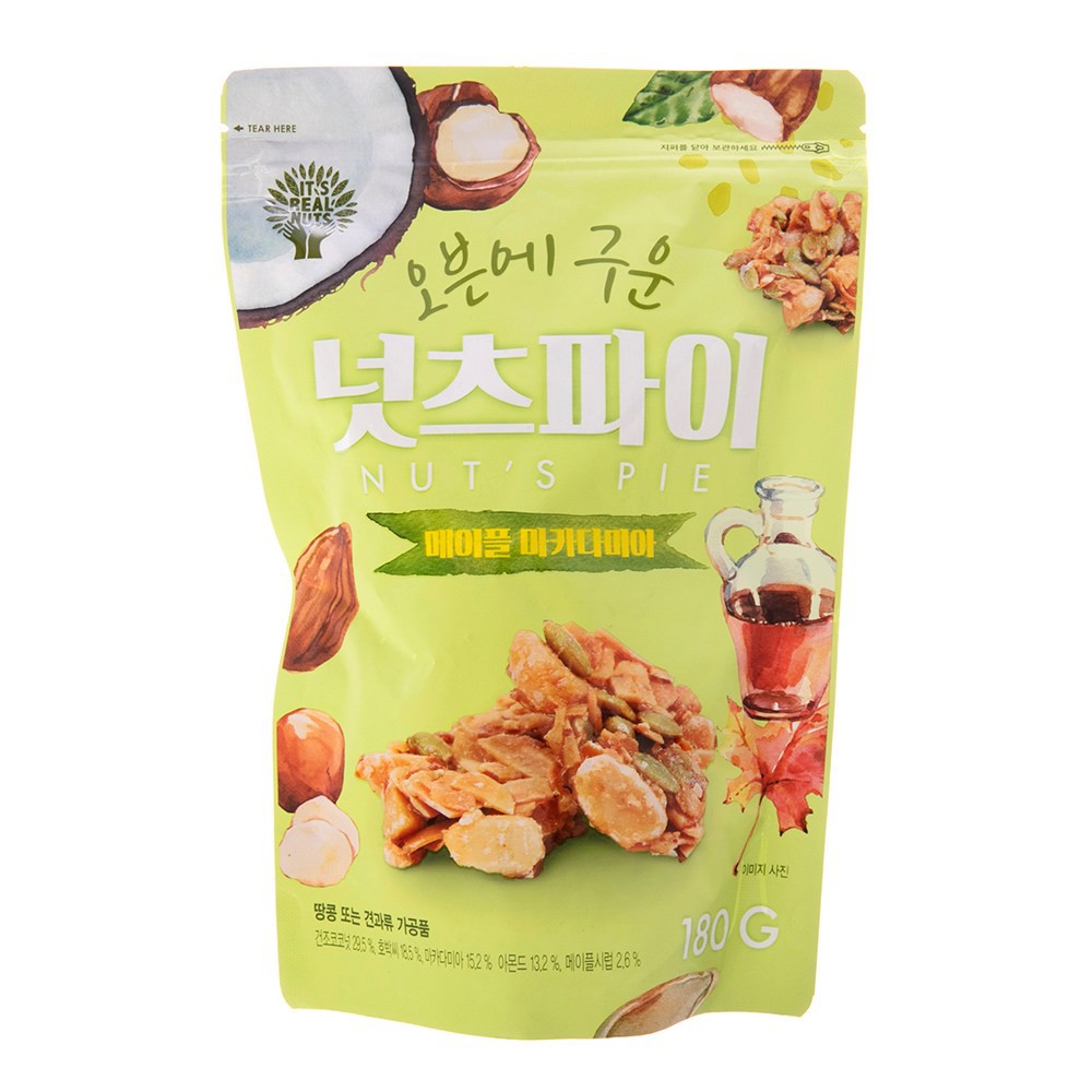 韓國楓糖烤堅果派 -胡桃180g