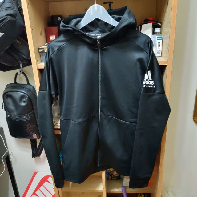 愛迪達 adidas TRAINING Tracksuit運動連帽外套（黑）