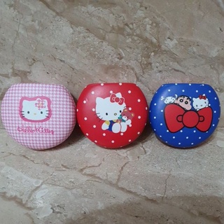 Hello Kitty & 熊 ＆ 蠟筆小新 圓型盒附鏡 原價650~695元