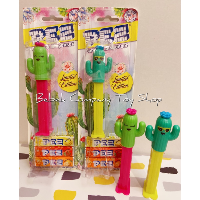 美國 全新包裝🇺🇸 PEZ 吉祥物 仙人掌 貝思 糖果盒 貝思糖