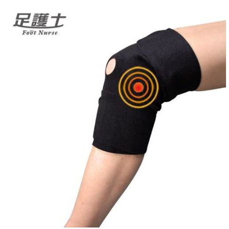 [黑黑精品]足護士 負離子能量凝膠磁石護膝~1隻