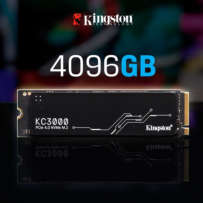 金士頓 Kingston KC3000 4TB 4096GB PCIe 4.0 NVMe M.2 SSD 固態硬碟