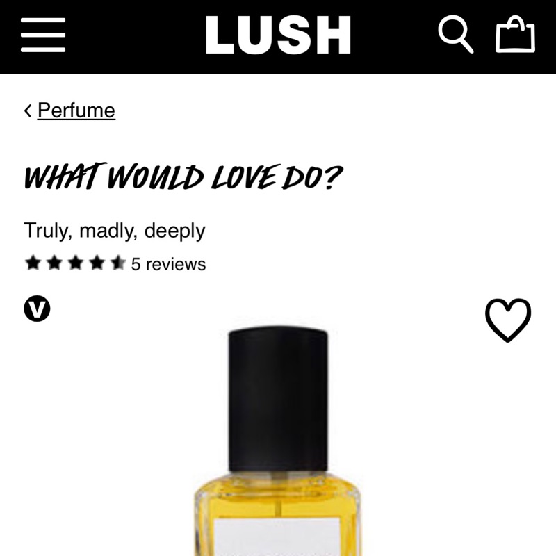 Lush 香水 What would Love do ?