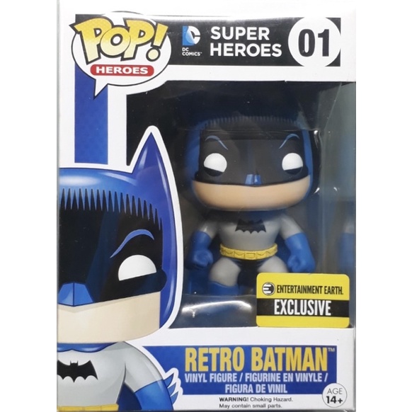 【LCT TOY】Funko POP DC 英雄系列 蝙蝠俠 Retro Batman #01 限定版