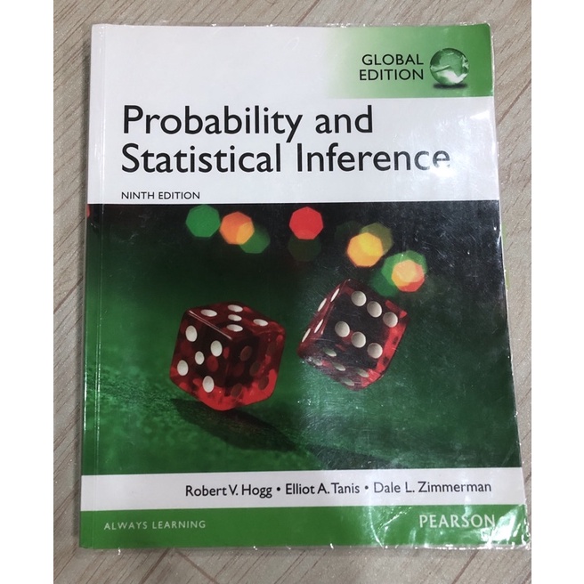 Probability and Statistical Inference 9/e (九版)二手九成新 有書套