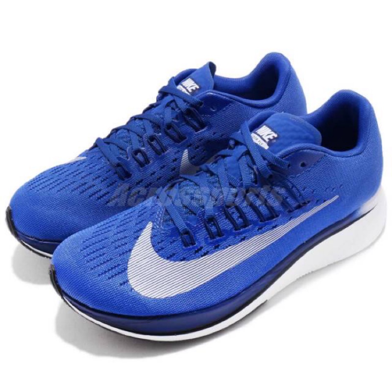 Nike 慢跑鞋 Wmns Zoom Fly 女鞋 24.5cm 寶藍