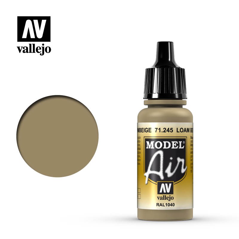【模界模型】Vallejo Model Air 土壤棕色RAL1040 71245