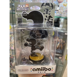 全新現貨⚠️Amiibo Mr. Game&Watch 任天堂大亂鬥 Amiibo大亂鬥