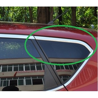 [[娜娜汽車]]BIG TIIDA專用不鏽鋼後三角車窗飾條(2片裝)