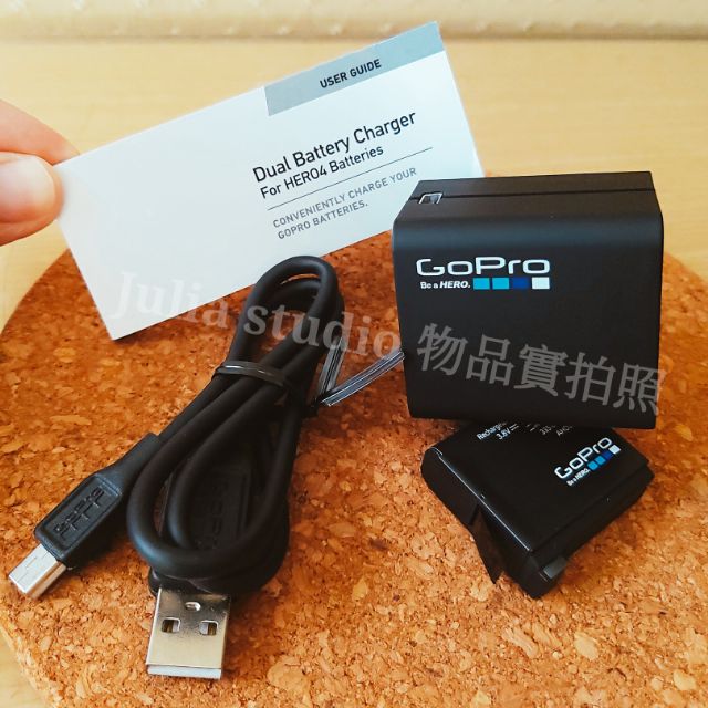 GoPro】GoPro 原廠  USB 雙電池 充電器 AHBBP-401（免運費）