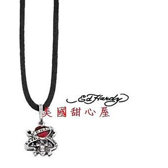 Ed Hardy 特價1280 890 愛殺 立體圖騰 中間紅色 水鑽 骷髏頭 現貨 項鍊 在台