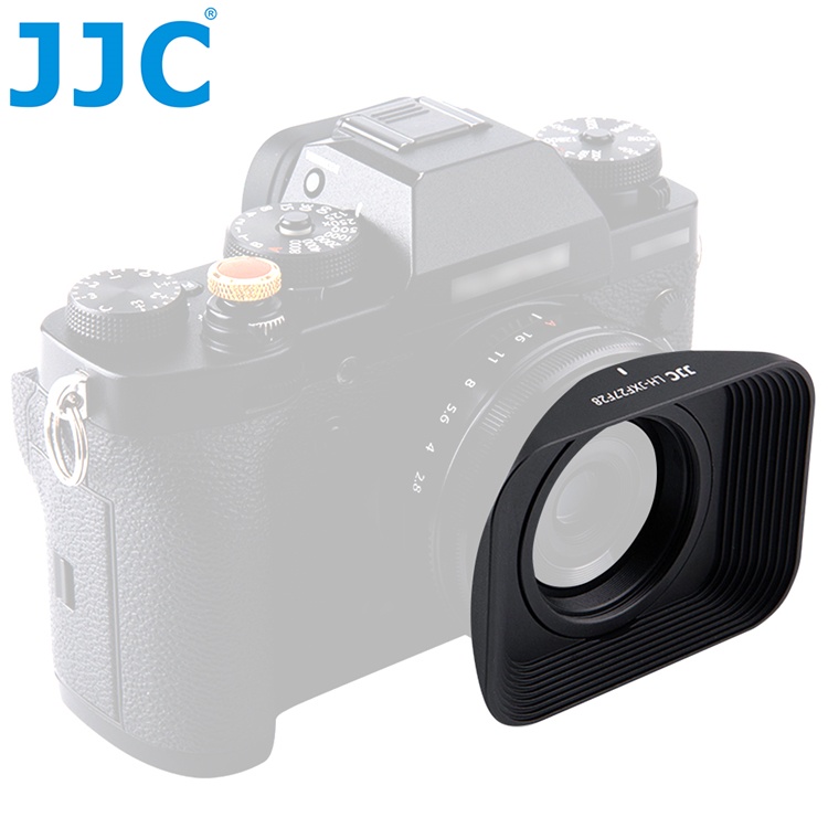 我愛買#JJC副廠Fujifilm相容富士原廠LH-X27遮光罩LH-JXF27F28適XF 27mm f2.8 R W