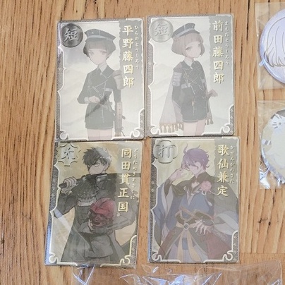刀劍亂舞金屬刀札同田貫亂藤四郎前田粟田口藤四郎歌仙兼定卡片 蝦皮購物