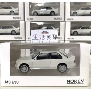 【生活美學】👏全新現貨24H當天出貨 1:43 1/43 Norev Bmw M3 E30 寶馬 汎德 米漿 模型車