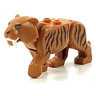 【台中翔智積木】LEGO 樂高 城市系列 動物補充 60193 60196 Medium Nougat Cat 劍齒虎