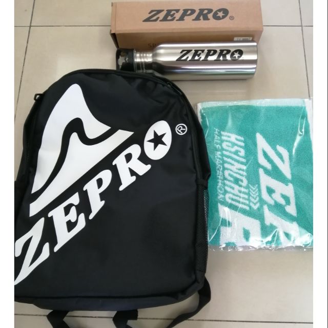 Zepro run 後背包 毛斤 水壺 紀念套組 慢跑裝備