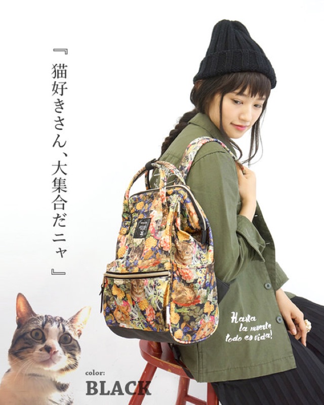 日本anello×Legato Largo限量貓貓包後背包媽媽包| 蝦皮購物