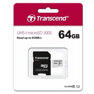 <好旺角>創見64GB UHS-I U1 microSD with Adapter(小卡含轉卡)記憶卡TS64G