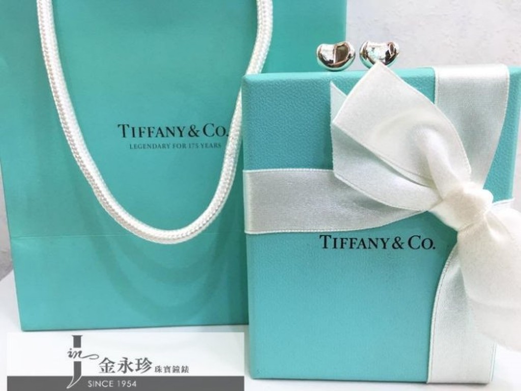 金永珍珠寶鐘錶*Tiffany&amp;Co; Tiffany 經典相思豆 耳環 925純銀 熱賣款 現貨*