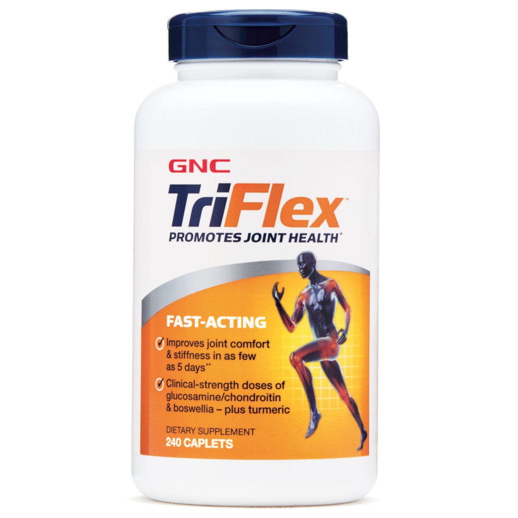 滿額免運 GNC代購  TriFlex Fast-Acting 強效型/一般型 葡萄糖胺固敏捷 120顆 240顆