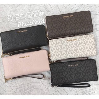 (免運)MICHAEL KORS MK長夾滿版 素面 拉鍊 長夾 手掛長夾 美國正品 全新現貨秒發
