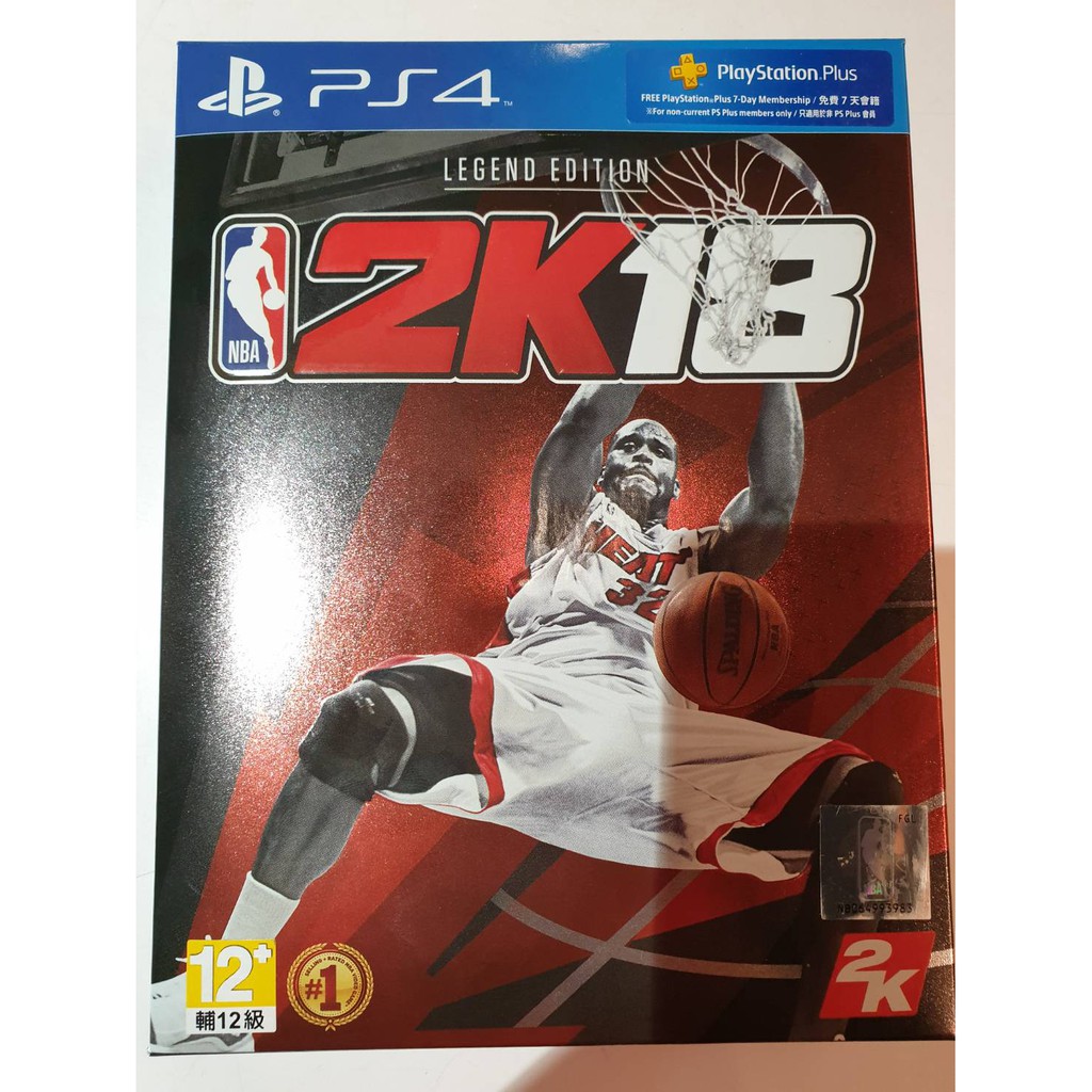 &lt;譜蕾兒電玩&gt; (全新)PS4 NBA 2K18 中文傳奇珍藏版