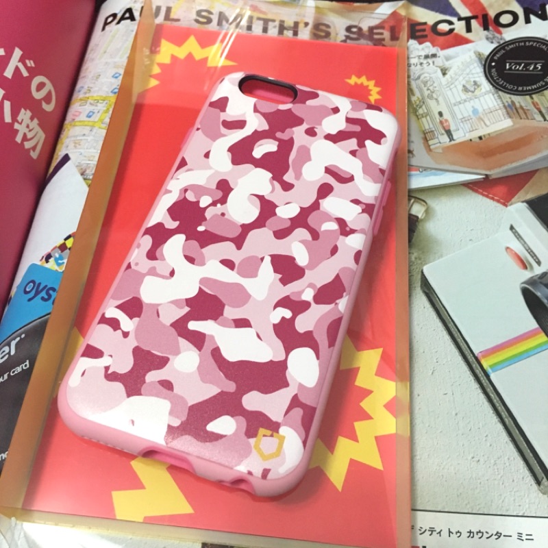 PLAYPROOF 犀牛盾 4.7吋 iPhone6/6s 保護殼經典迷彩-粉色