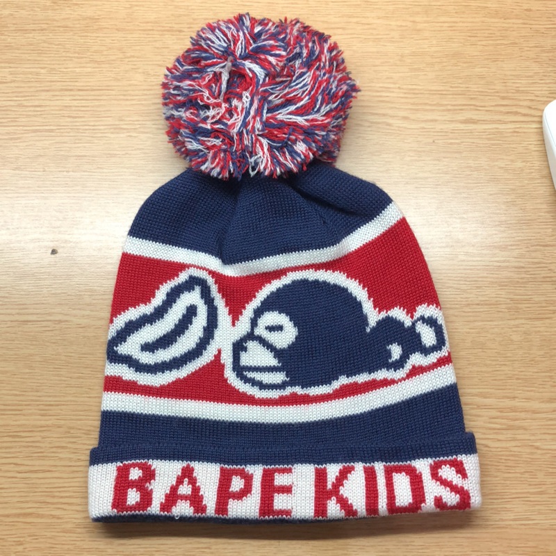 Ape bape kids 毛帽 milo