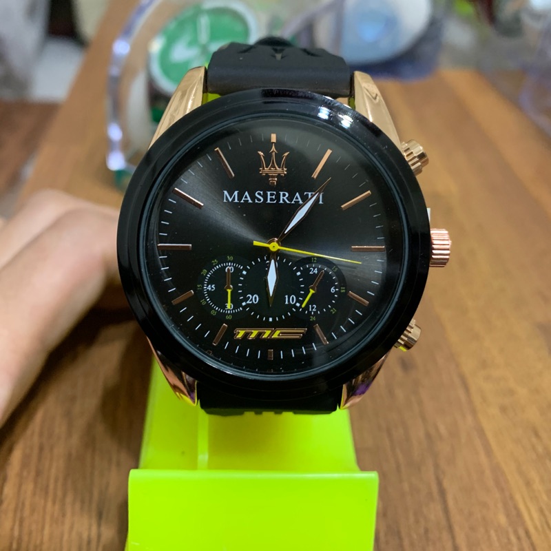 MASERATI’ 運動手錶矽膠手錶帶阿迪達斯 耐吉