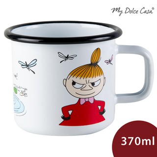 Muurla 嚕嚕米馬克杯 琺瑯杯 水杯 小不點 白色 370ml[美學生活]