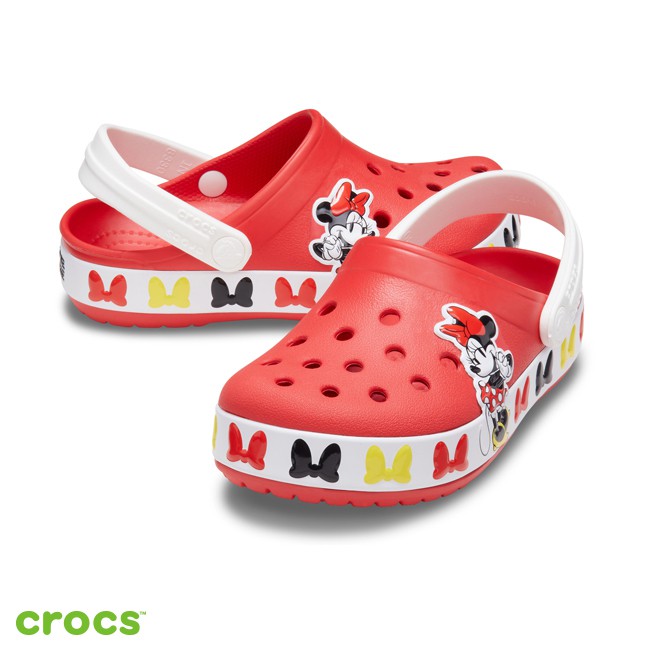 美國Crocs 卡駱馳 (童鞋) 趣味學院迪士尼米妮小克駱格 206308-8C1│碧綠商行