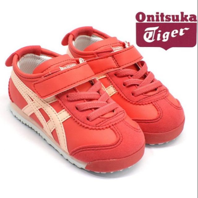 新品上市  Onitsuka Tiger 幼童休閒運動鞋 ( 橘1184A034700 )