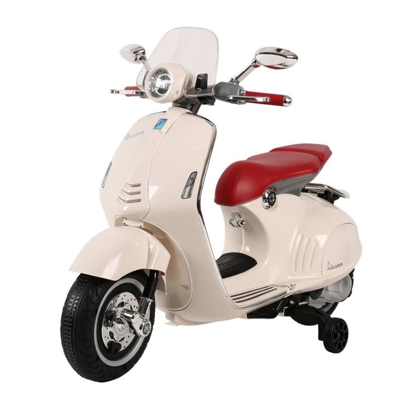 [現貨] Vespa 最新款 偉士牌原廠授權 兒童電動玩具車 摩托車 免運費