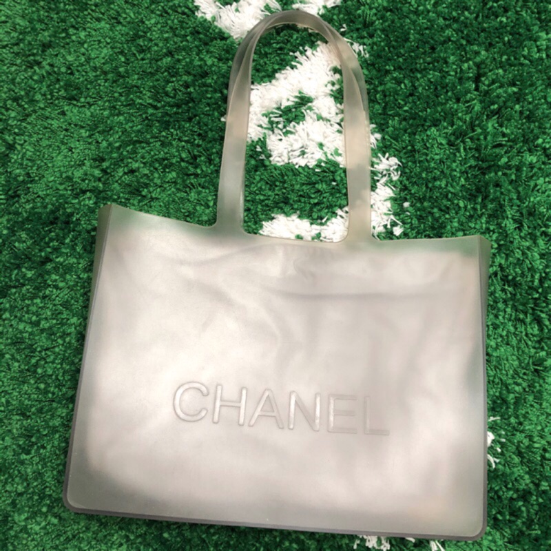 Chanel 香奈兒 Vintage PVC Tote bag 透明 托特包 手提袋