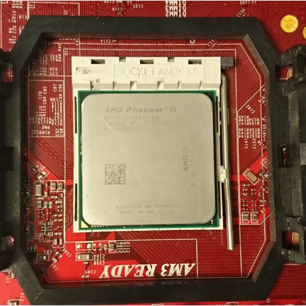 AMD CPU - Phenom II X4 965(AM3) + 原廠散熱器(導熱管)