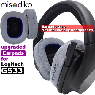 misodiko耳機替換耳罩頭梁條 適用於Logitech羅技 遊戲耳機G533