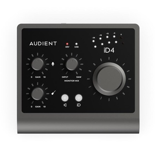 【又昇樂器】Audient iD4 (MKII) 2in/2out USB 錄音介面 公司貨 享保固