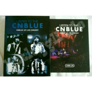 CNBLUE LISTEN TO THE CNBLUE 演唱會DVD 韓國版