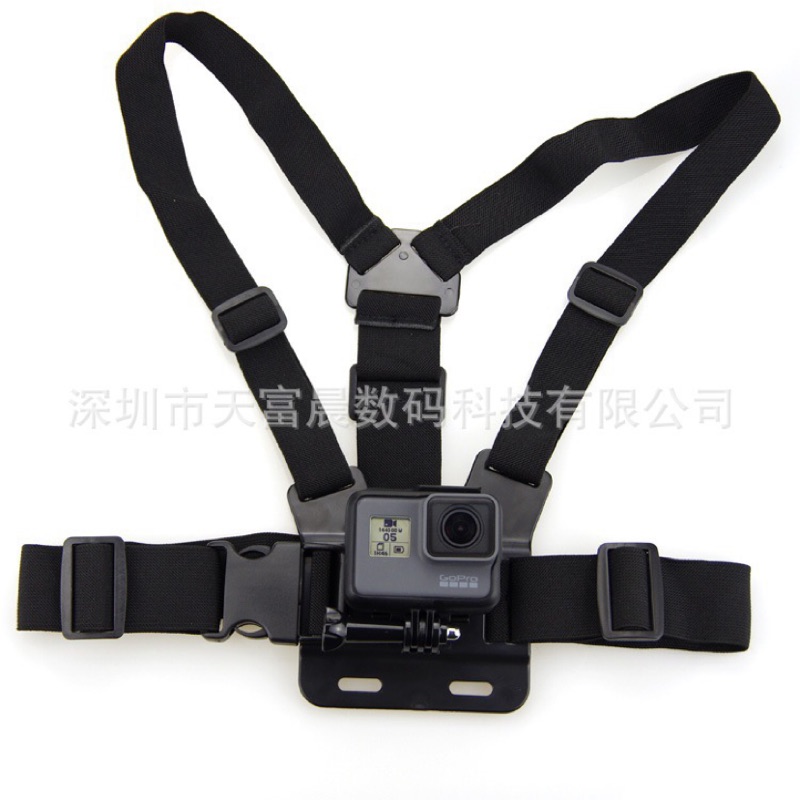 天富晨廠家直銷運動相機胸前固定肩帶gopro胸帶單反相機背帶